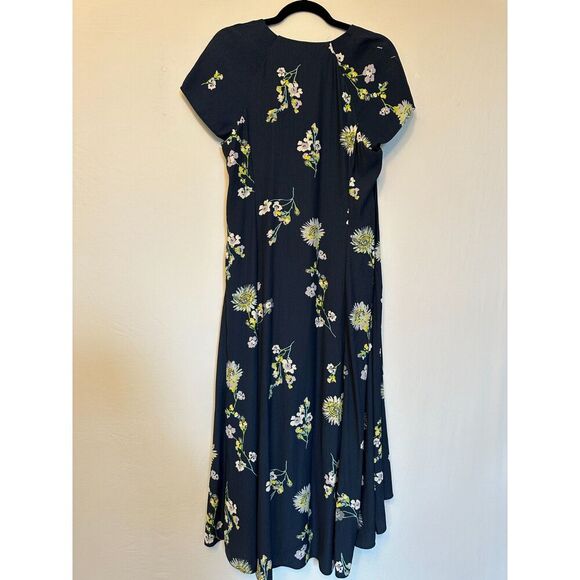 Free People Floral Button Up Midi Dress Size Medium - Picture 4 of 6